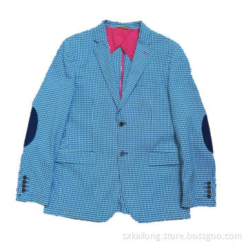 Men's jackets men's suit jackets black white check